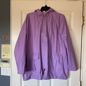 Misty Harbor Original purple raincoat size medium